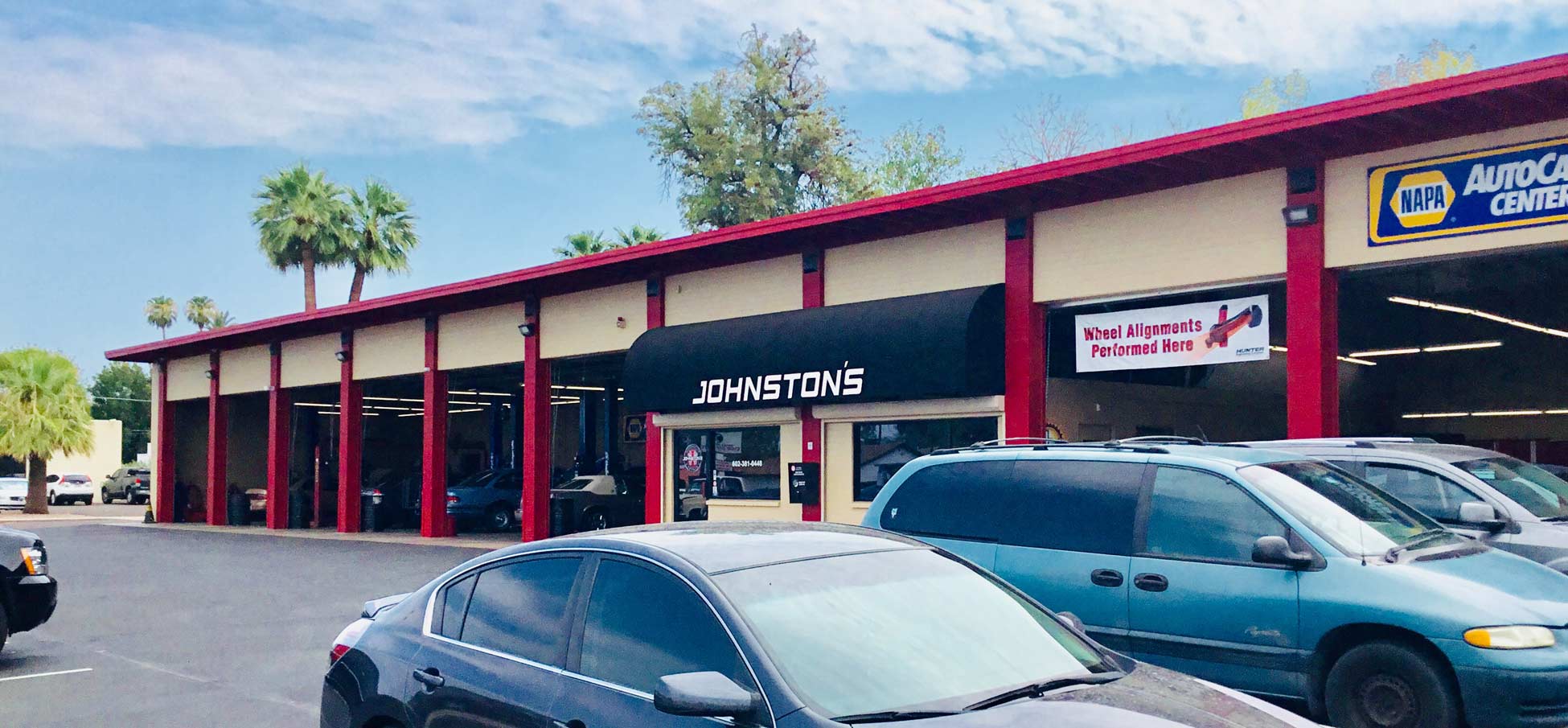 Johnston's Automotive shop